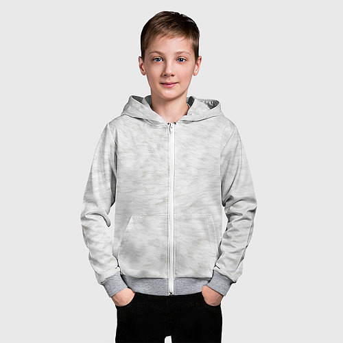Детская толстовка на молнии Овечья шкура / 3D-Меланж – фото 3