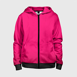 Детская толстовка на молнии Фуксия мягкий градиент