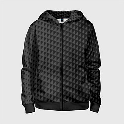Детская толстовка на молнии Паттерн из черных треугольников