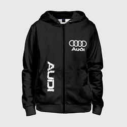 Детская толстовка на молнии AUDI sport white