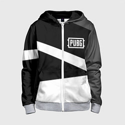 Толстовка на молнии детская PUBG online geometry, цвет: 3D-меланж