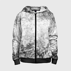 Детская толстовка на молнии Абстракция - серый ветер