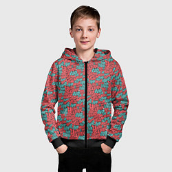 Толстовка на молнии детская И да и нет, цвет: 3D-черный — фото 2