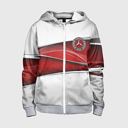 Толстовка на молнии детская Mercedes benz авто, цвет: 3D-меланж