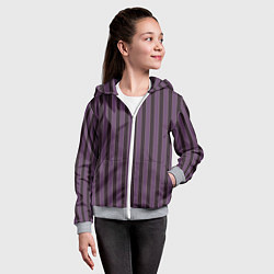 Толстовка на молнии детская Узор как у Джинкс из Аркейн, цвет: 3D-меланж — фото 2