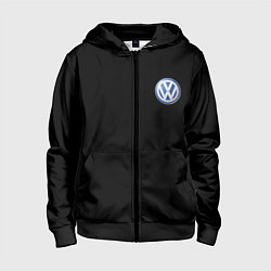 Детская толстовка на молнии Volkswagen logo auto