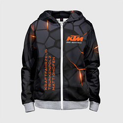 Детская толстовка на молнии KTM - плиты с эффектом свечения