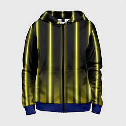 Детская толстовка на молнии Neon yellow