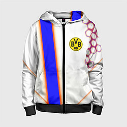 Детская толстовка на молнии Borussia geometry sport