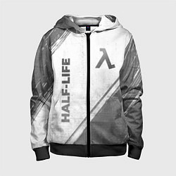 Детская толстовка на молнии Half-Life - white gradient вертикально