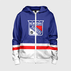 Детская толстовка на молнии Нью Йорк Рейнджерс хоккей