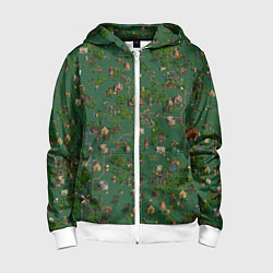 Детская толстовка на молнии Земли Крепости - Герои 3