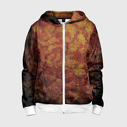 Детская толстовка на молнии Абстракция - desert camouflage