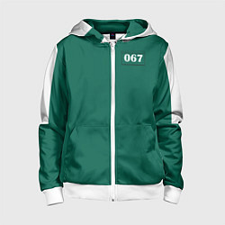 Детская толстовка на молнии Форма игрока 067 Кан Сэ-бёк