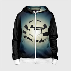 Толстовка на молнии детская Имперский штурмовик - градиент, цвет: 3D-белый