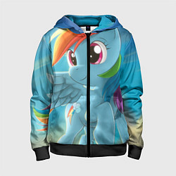 Детская толстовка на молнии My littlle pony