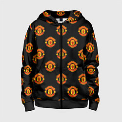 Детская толстовка на молнии Manchester United Pattern