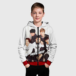 Толстовка на молнии детская Winner Boys, цвет: 3D-красный — фото 2