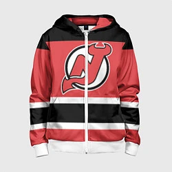 Детская толстовка на молнии New Jersey Devils