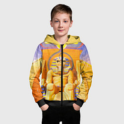 Толстовка на молнии детская Iron Maiden: Pharaon, цвет: 3D-черный — фото 2