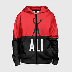 Детская толстовка на молнии Ali Boxing