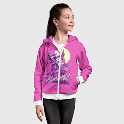 Толстовка на молнии детская What are you waiting for?, цвет: 3D-белый — фото 2