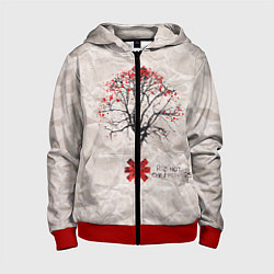Детская толстовка на молнии RHCP: Red Tree