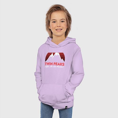 Детская толстовка-худи Twin Peaks: Pie & Murder / Лаванда – фото 3