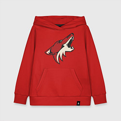 Толстовка детская хлопковая Phoenix Coyotes, цвет: красный