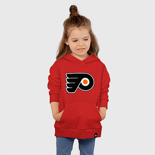 Детская толстовка-худи Philadelphia Flyers / Красный – фото 4
