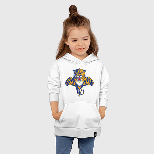 Детская толстовка-худи Florida Panthers / Белый – фото 4