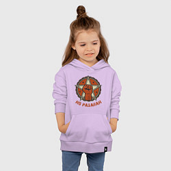 Толстовка детская хлопковая No Pasaran, цвет: лаванда — фото 2