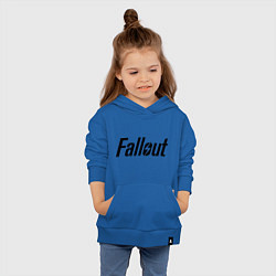 Толстовка детская хлопковая Fallout, цвет: синий — фото 2