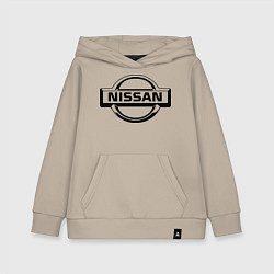 Толстовка детская хлопковая Nissan club, цвет: миндальный