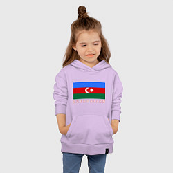Толстовка детская хлопковая Азербайджан, цвет: лаванда — фото 2