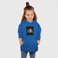 Толстовка детская хлопковая Твин Пикс: нимб, цвет: синий — фото 2
