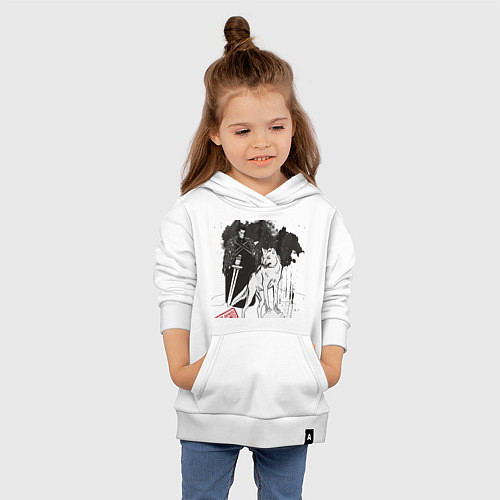 Детская толстовка-худи GoT: Castle Black / Белый – фото 4