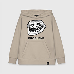 Детская толстовка-худи Trollface. Problem? Проблемы?