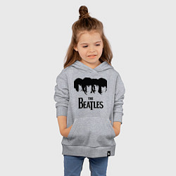 Толстовка детская хлопковая The Beatles: Faces, цвет: меланж — фото 2