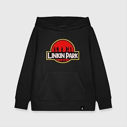 Толстовка детская хлопковая Linkin Park: Jurassic Park, цвет: черный