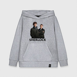 Толстовка детская хлопковая Sherlock, цвет: меланж