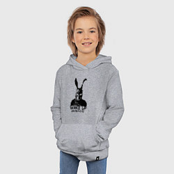 Толстовка детская хлопковая Wake Up 28:06:42:12, цвет: меланж — фото 2