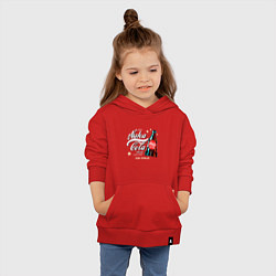 Толстовка детская хлопковая Nuka-Cola Enjoy, цвет: красный — фото 2