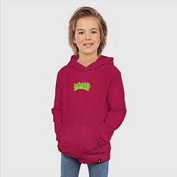 Толстовка детская хлопковая Fresher, цвет: маджента — фото 2