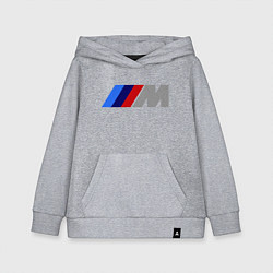 Толстовка детская хлопковая BMW M, цвет: меланж