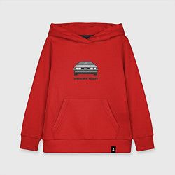 Толстовка детская хлопковая DeLorean, цвет: красный