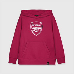 Толстовка детская хлопковая FC Arsenal, цвет: маджента