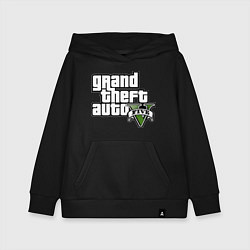 Толстовка детская хлопковая GTA Five, цвет: черный