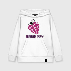 Детская толстовка-худи Green Day is love