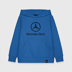 Толстовка детская хлопковая Logo Mercedes-Benz, цвет: синий